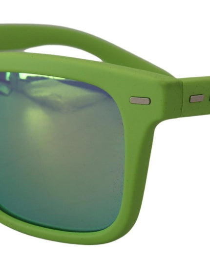 Dolce & Gabbana Green Rubber Full Rim Frame Shades DG6095 Acid Sunglasses
