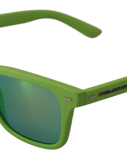 Dolce & Gabbana Green Rubber Full Rim Frame Shades DG6095 Acid Sunglasses
