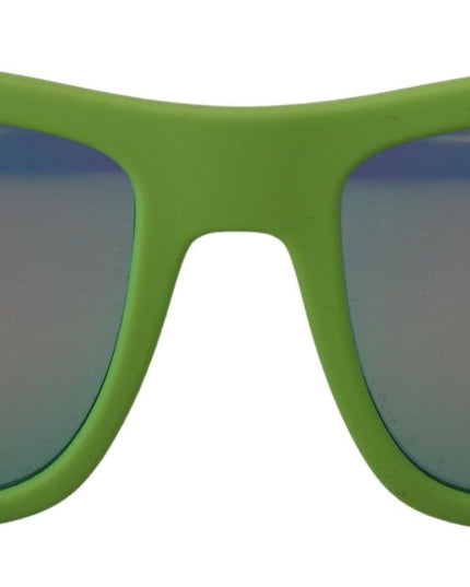 Dolce & Gabbana Green Rubber Full Rim Frame Shades DG6095 Acid Sunglasses