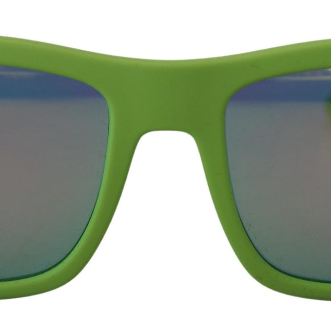 Dolce & Gabbana Green Rubber Full Rim Frame Shades DG6095 Acid Sunglasses