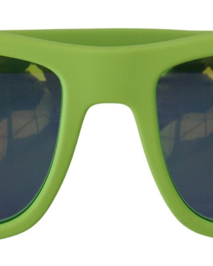 Dolce & Gabbana Green Rubber Full Rim Frame Shades DG6095 Acid Sunglasses
