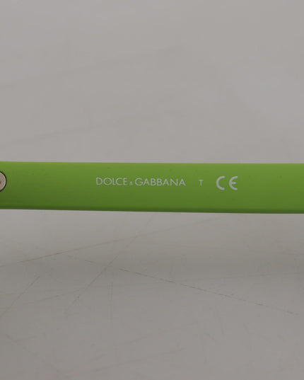 Dolce & Gabbana Green Rubber Full Rim Frame Shades DG6095 Acid Sunglasses
