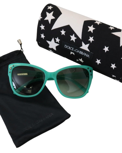 Dolce & Gabbana Green Stars Acetate Square Shades DG4124  Sunglasses