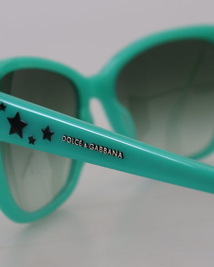 Dolce & Gabbana Green Stars Acetate Square Shades DG4124  Sunglasses