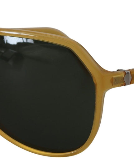 Dolce & Gabbana Yellow Acetate Black Lens Aviator DG4196 Sunglasses