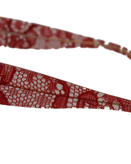Dolce & Gabbana Red Lace Acetate Rectangle Shades DG4231Sunglasses