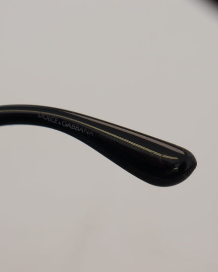 Dolce & Gabbana Black Gold Sequin Butterfly Polarized DG4326 Sunglasses