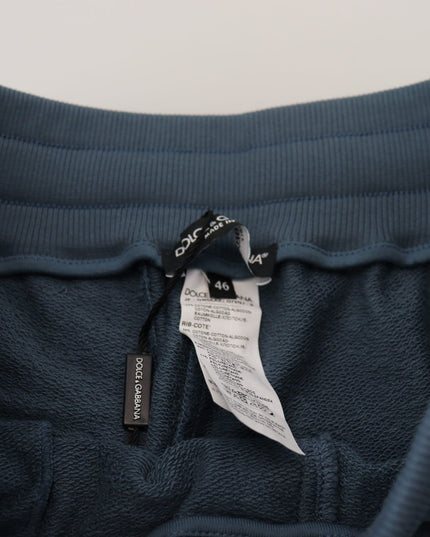 Dolce & Gabbana Blue Cotton Bermuda Casual Mens Shorts