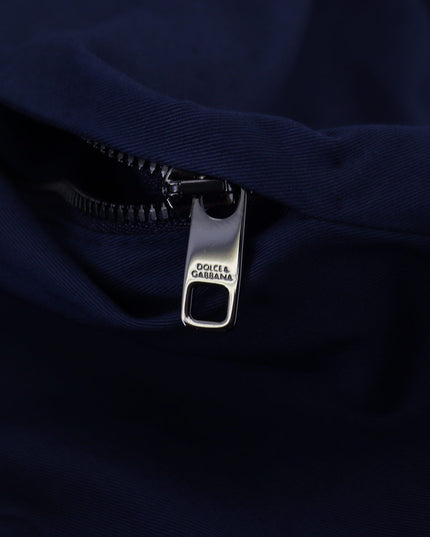 Dolce & Gabbana Blue Chinos Cotton Stretch Casual Shorts