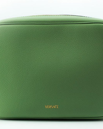 Versace Mint Green Calf Leather Camera Shoulder Bag