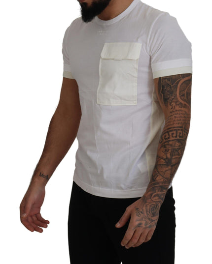 Dolce & Gabbana White Flap Pocket Short Sleeves T-shirt