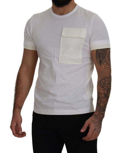 Dolce & Gabbana White Flap Pocket Short Sleeves T-shirt