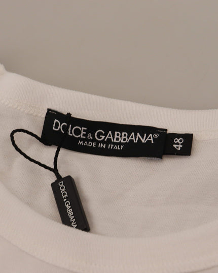 Dolce & Gabbana White Flap Pocket Short Sleeves T-shirt