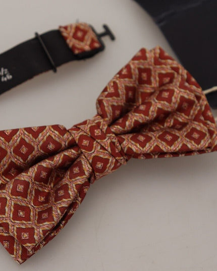 Scotch & Soda Multicolor Silk Adjustable Neck Papillon Men Bow Tie