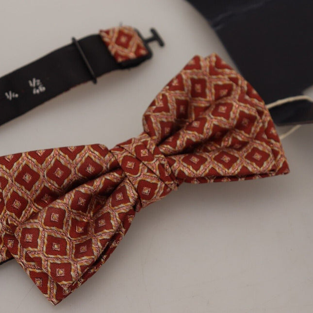 Scotch & Soda Multicolor Silk Adjustable Neck Papillon Men Bow Tie