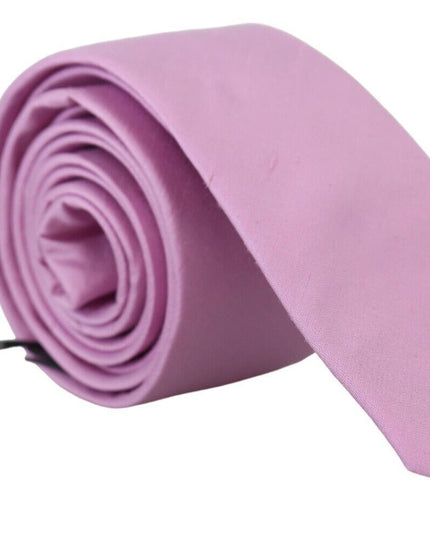 Daniele Alessandrini Pink Classic Men Necktie Accessory Silk Tie