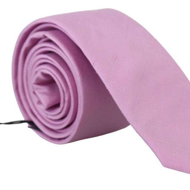 Daniele Alessandrini Pink Classic Men Necktie Accessory Silk Tie