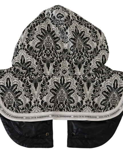 Dolce & Gabbana White Floral Whole Head Wrap One Size Cotton Hat