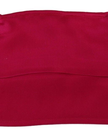 Dolce & Gabbana Red Cotton Pleated Elastic Ear Strap One Size Face Mask