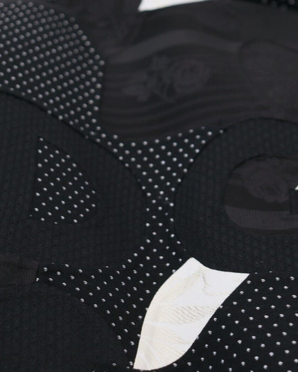 Dolce & Gabbana Black White Fur Shearling Full Zip Jacket