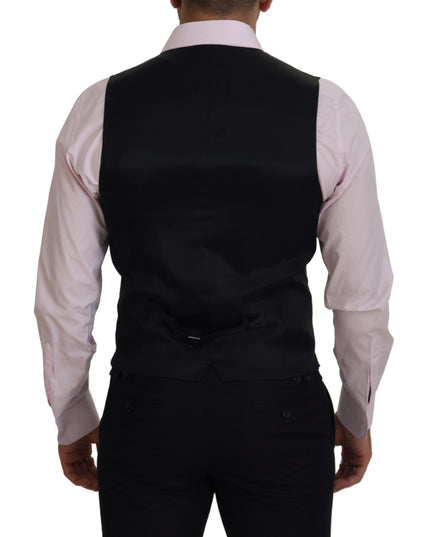 Dolce & Gabbana Multicolor Polyester Waistcoat Dress Formal Vest