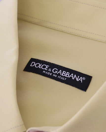 Dolce & Gabbana Multicolor Patchwork Silk Button Down Shirt