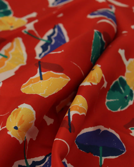 Dolce & Gabbana Multicolor DG Umbrellas Print Shawl Fringe Scarf