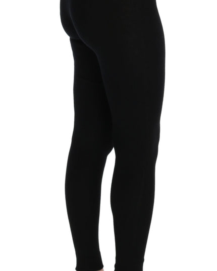 Dolce & Gabbana Black Slim Fit Women Cashmere Pants