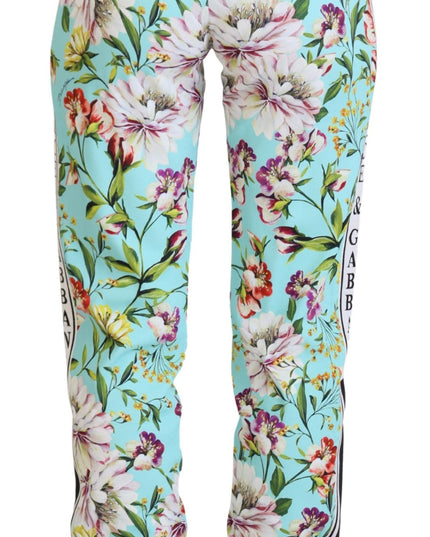 Dolce & Gabbana Multicolor Floral Sweatpants Pants