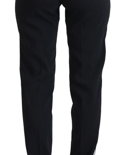Dolce & Gabbana Black High Waist Women Pants