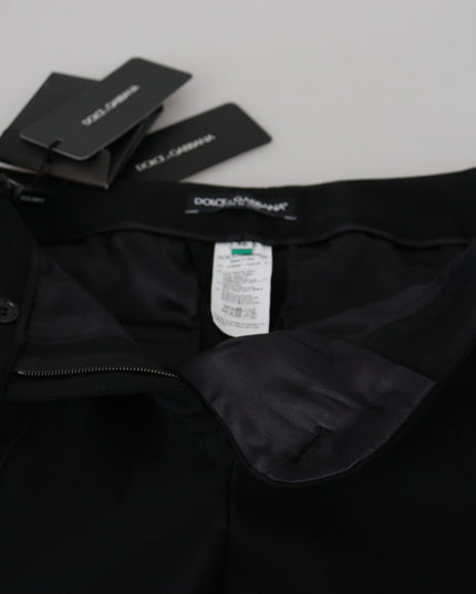 Dolce & Gabbana Black High Waist Women Pants
