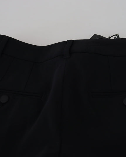 Dolce & Gabbana Black High Waist Women Pants