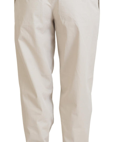 Dolce & Gabbana Beige High Waist Women Pants