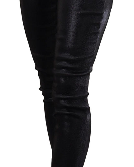 Dolce & Gabbana Black Washed Cotton Skinny Denim Jeans