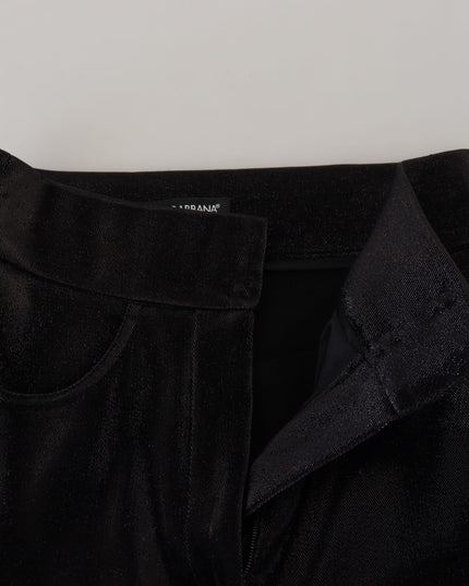 Dolce & Gabbana Black Washed Cotton Skinny Denim Jeans