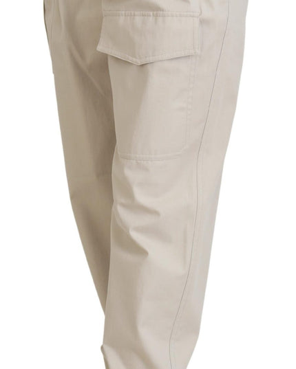 Dolce & Gabbana Beige Cotton Women Cargo Pants