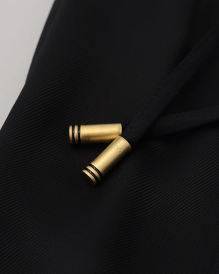 Dolce & Gabbana Black Straight Fit Cotton Pants