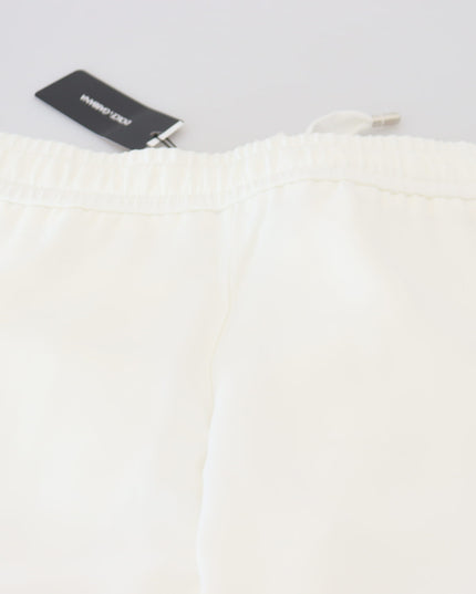 Dolce & Gabbana White DG Logo Sweatpants Pants