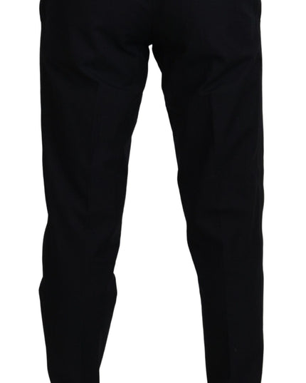 Dolce & Gabbana Black Chino Formal Cotton Pants