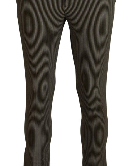 BENCIVENGA Multicolor Striped Pure Cotton Men Pants