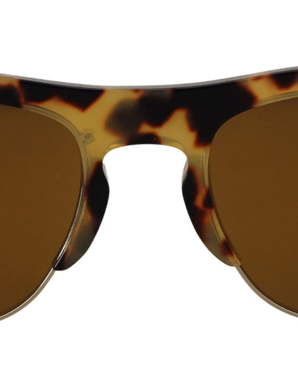 Dolce & Gabbana Brown Gold Acetate Havana DG430A Sunglasses