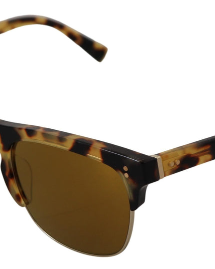 Dolce & Gabbana Brown Gold Acetate Havana DG430A Sunglasses
