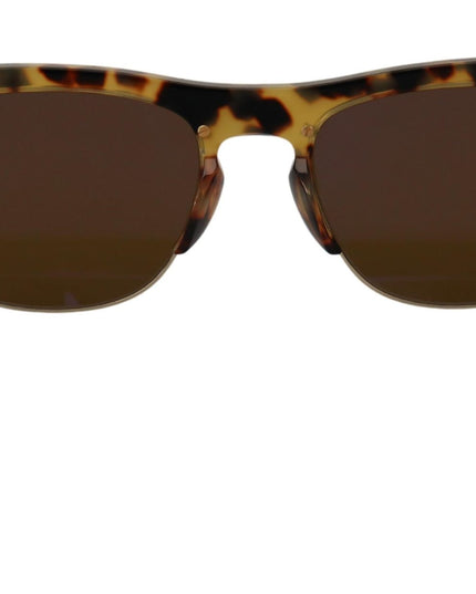 Dolce & Gabbana Brown Gold Acetate Havana DG430A Sunglasses