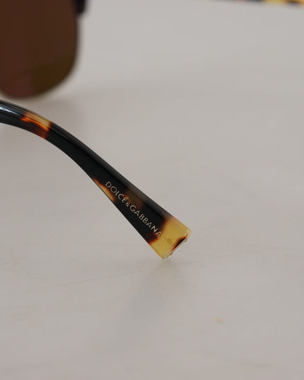 Dolce & Gabbana Brown Gold Acetate Havana DG430A Sunglasses