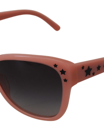 Dolce & Gabbana Pink Acetate Frame Stars Embellishment DG4124 Sunglasses