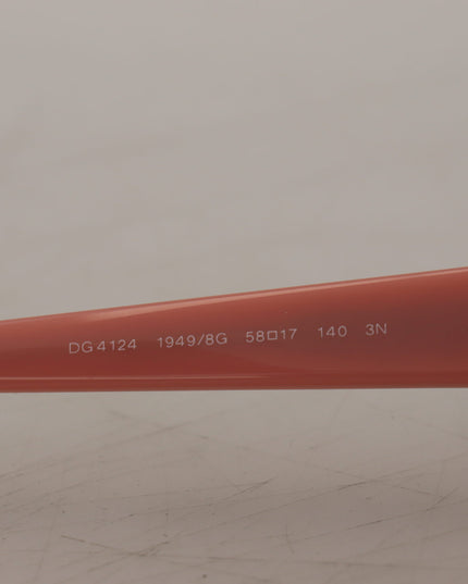 Dolce & Gabbana Pink Acetate Frame Stars Embellishment DG4124 Sunglasses