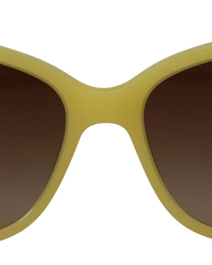 Dolce & Gabbana Yellow Acetate Frame Stars Embellishment DG4124 Sunglasses