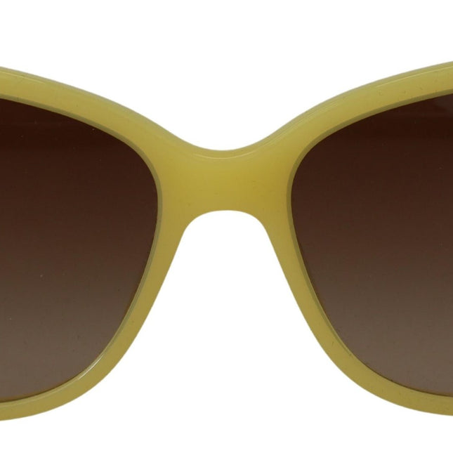 Dolce & Gabbana Yellow Acetate Frame Stars Embellishment DG4124 Sunglasses