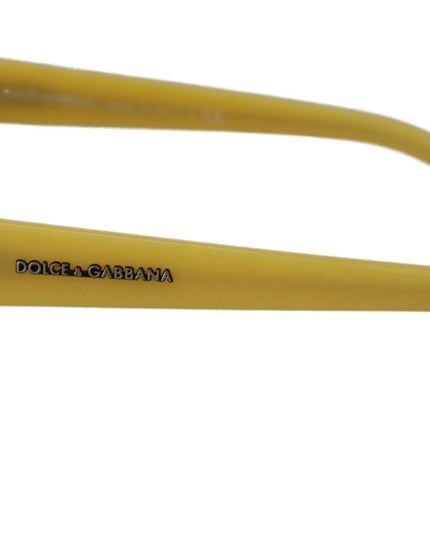 Dolce & Gabbana Yellow Acetate Frame Stars Embellishment DG4124 Sunglasses