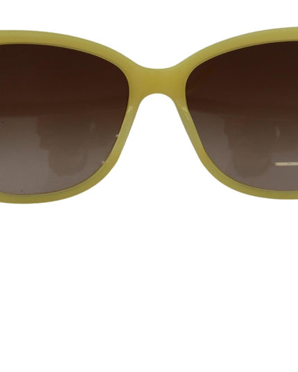 Dolce & Gabbana Yellow Acetate Frame Stars Embellishment DG4124 Sunglasses